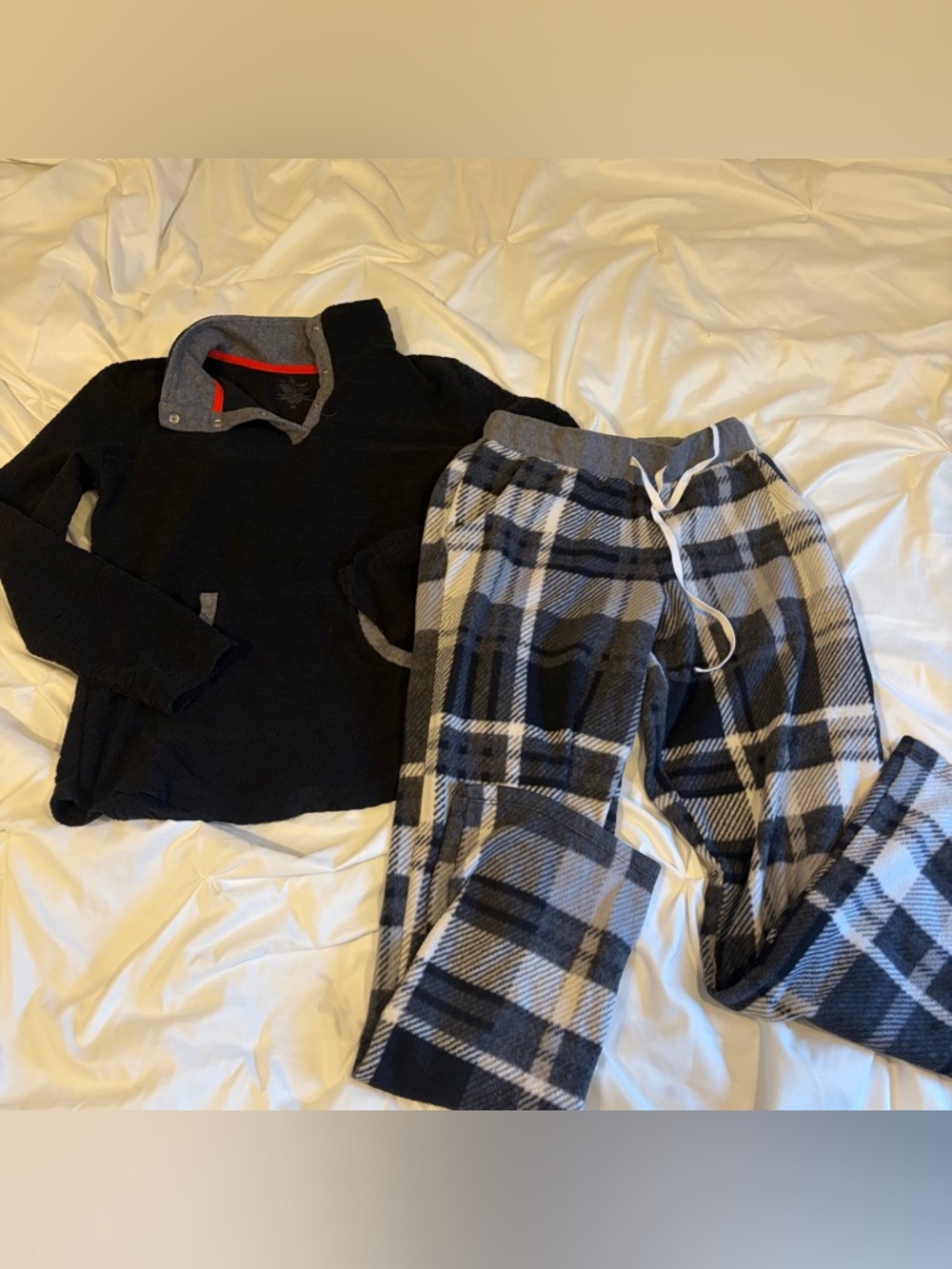 Cuddl duds fleece pajama set XS